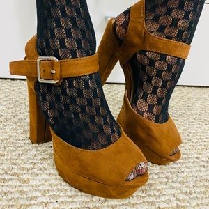 COPY - Mossimo suede platform peep toe